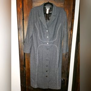 Liz Claiborne button up long jacket